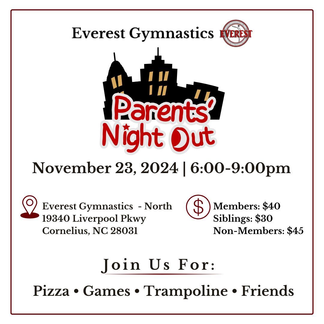 Parent's Night Out at Everest Gymnastics