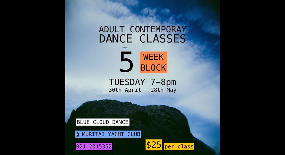 5 WEEK BLOCK - Adult Contemporary Dance Class