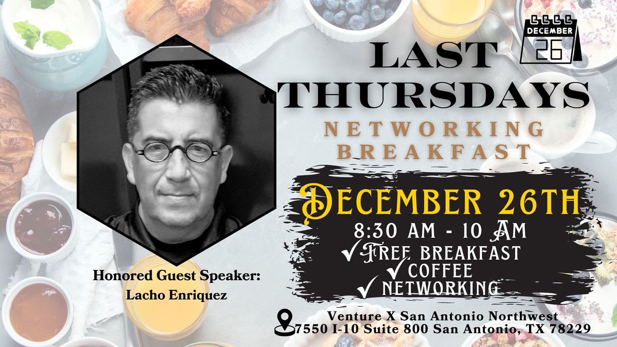 Last Thursdays Networking Breakfast (FREE EVENT)