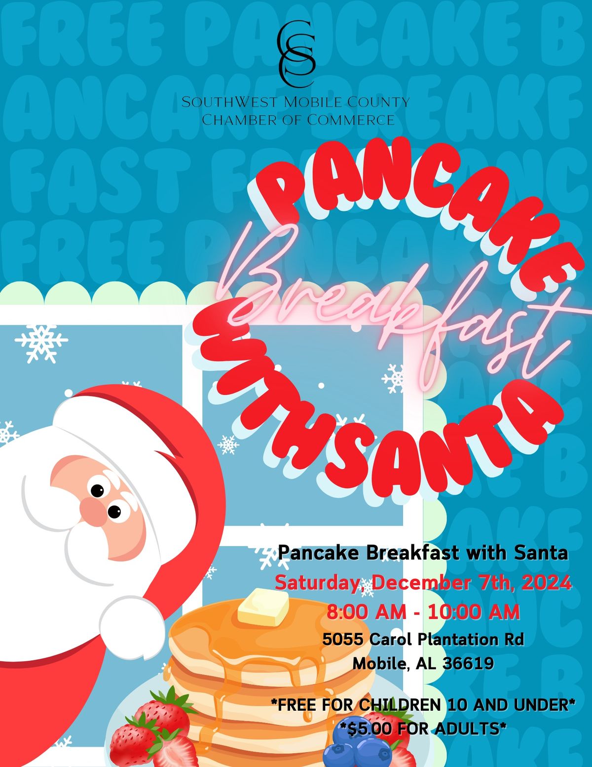 Pancake Breakfast with Santa