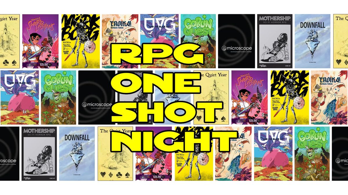 One Shot Roleplaying and Story Game Night