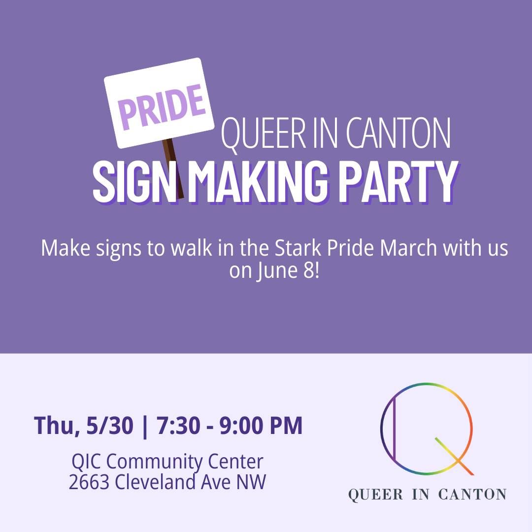 Pride Sign Making Party