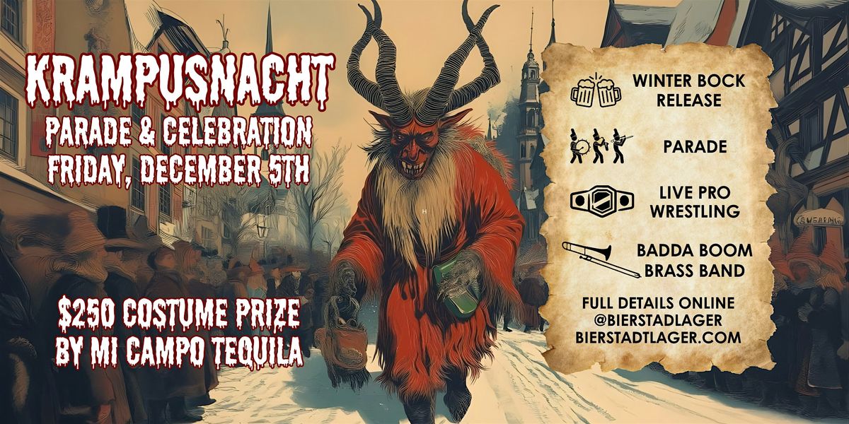 KRAMPUSNACHT at Bierstadt Lagerhaus \u2014 A Night of Mischief, Music & Mayhem!