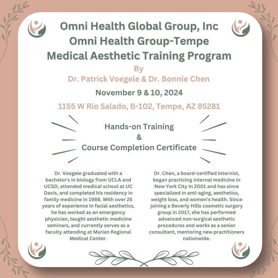 Elevate Your Skills with Our Injectable Certification Program!