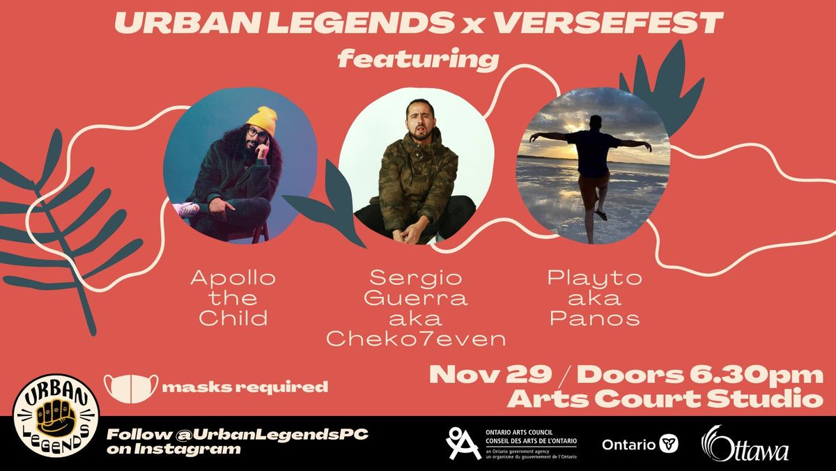 Urban Legends x VerseFest ft. Apollo the Child, Cheko7even, & Playto