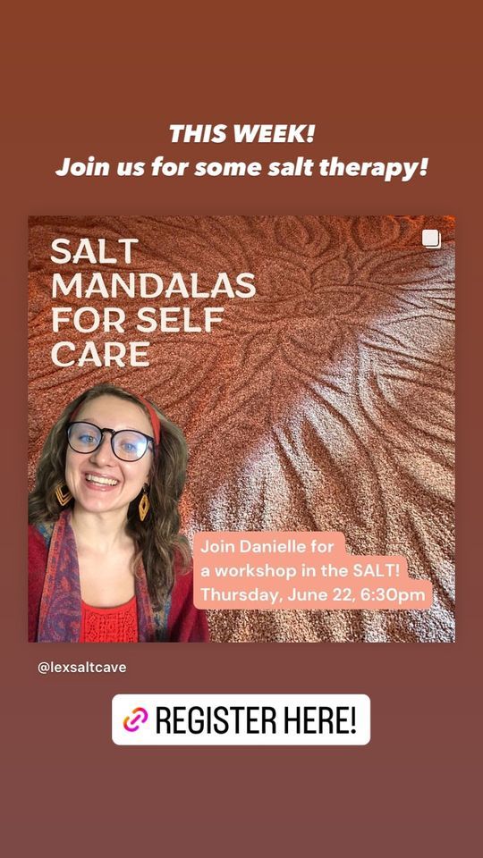 ART WORKSHOP - SALT FLOOR MANDALAS with Danielle Creamer
