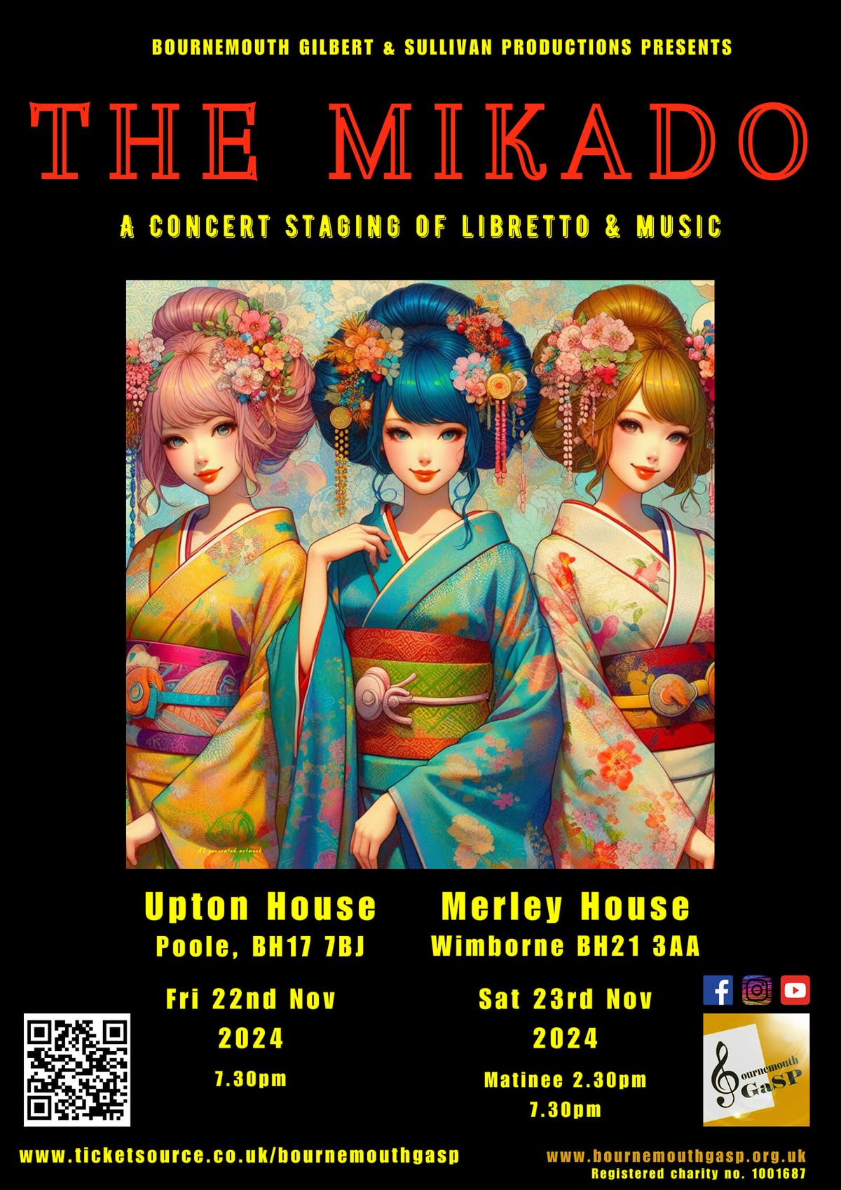 The Mikado - A concert staging of libretto & Music