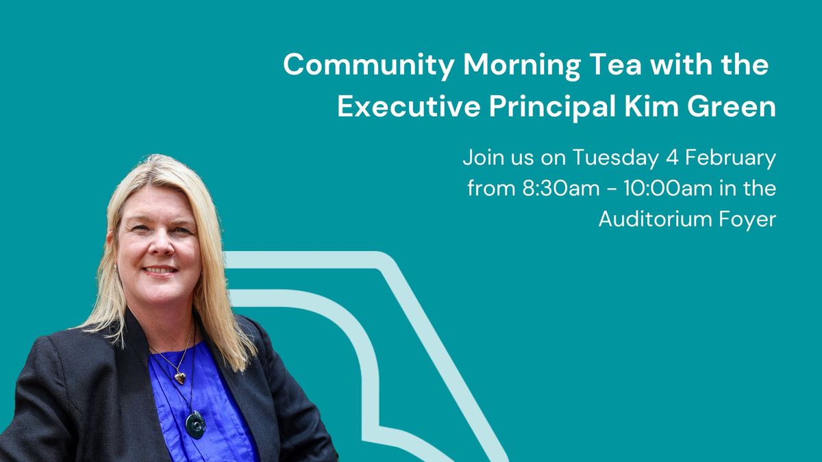 Community Morning Tea with Kim Green