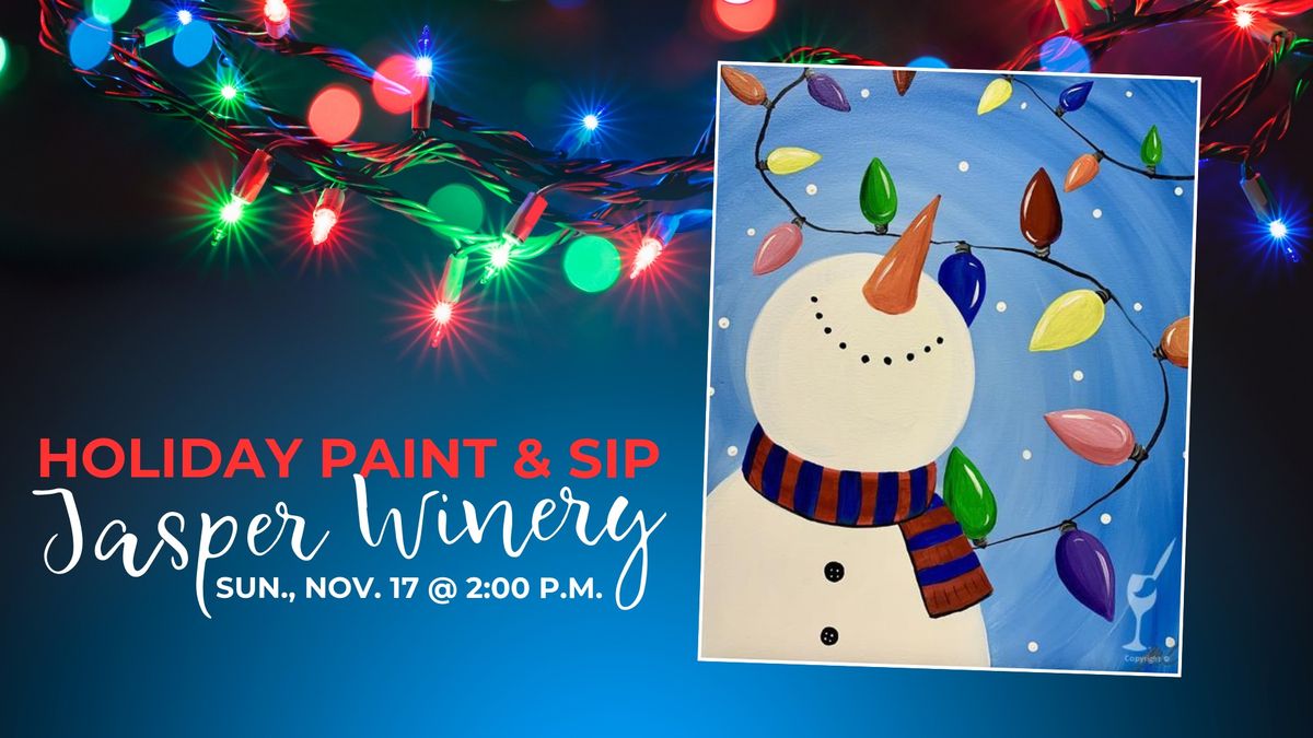 Holiday Paint & Sip at Jasper Winery!