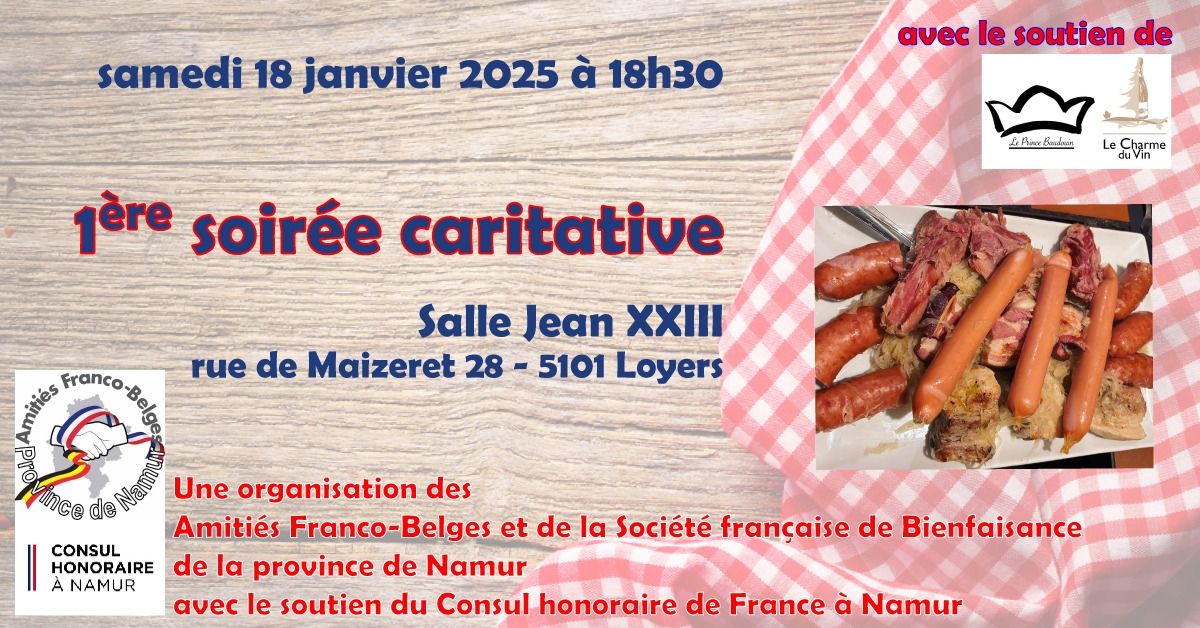 Soir\u00e9e caritative - repas choucroute