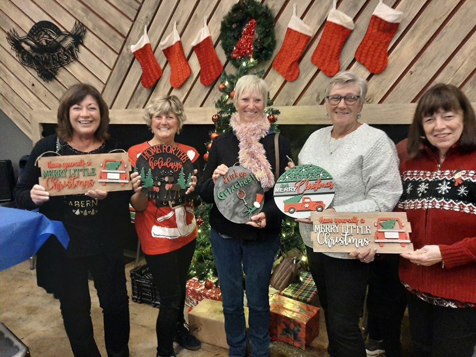 Christmas in JULY Pizza Paint Night 
