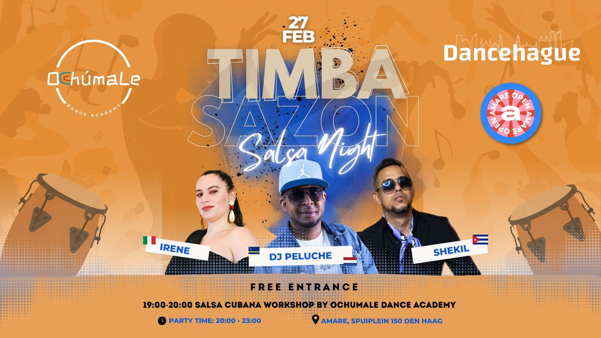 Dancehague - Timba Saz\u00f3n | Salsa Night