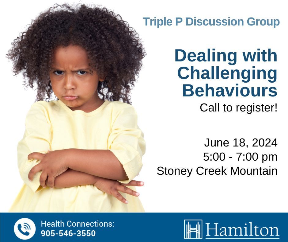 Triple P Discussion Group: Dealing with Challenging Behaviours 