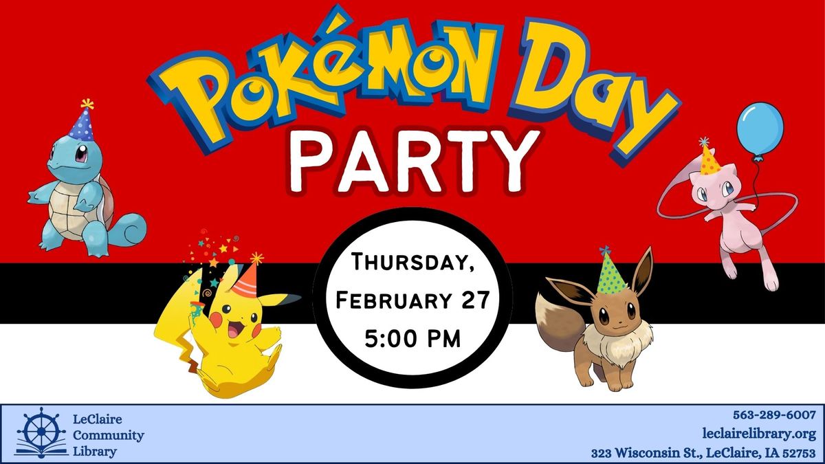 Pokemon Day Party