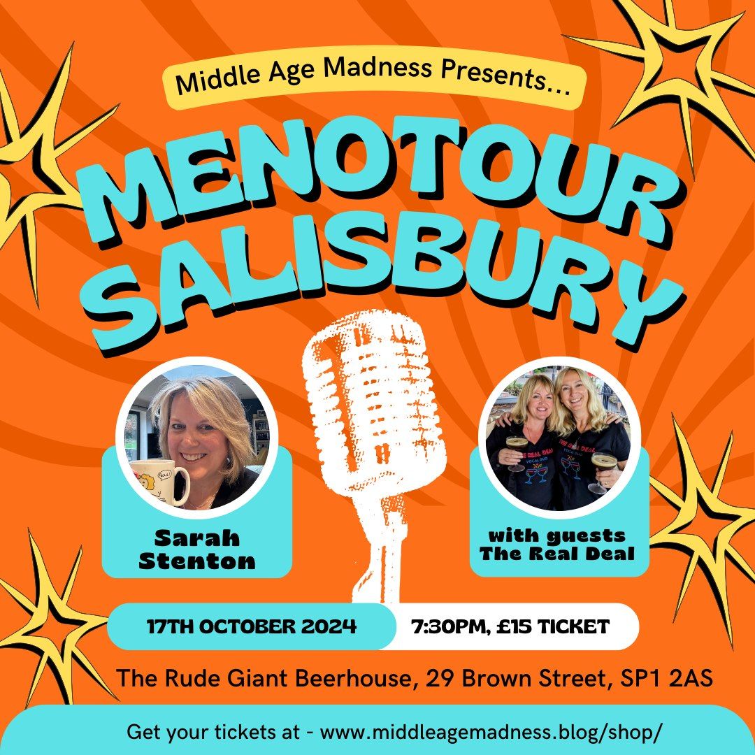 Menotour Salisbury - with Sarah Stenton & The Real Deal