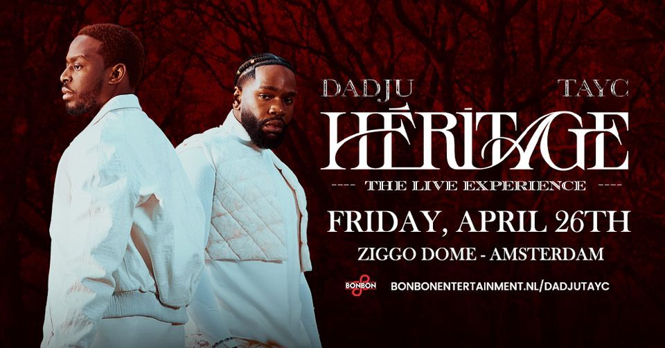 Dadju & TayC | 26 April | Ziggo Dome