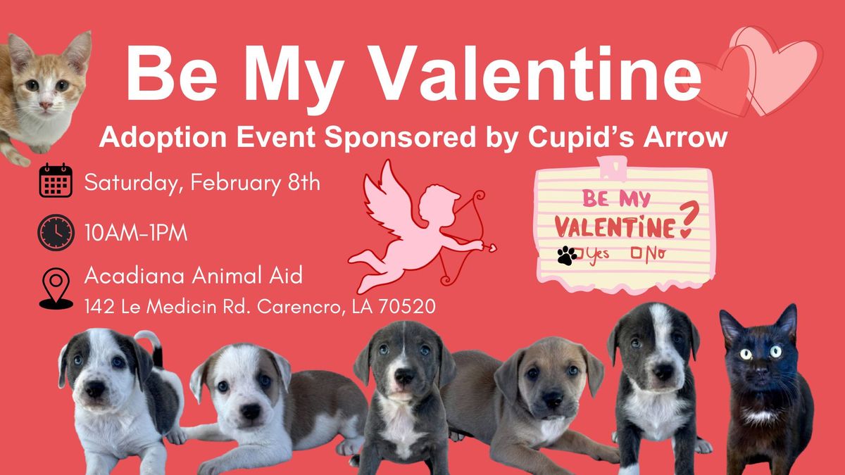 Be My Valentine: Pet Adoption Event