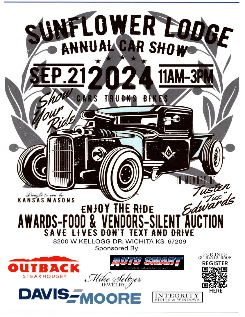 Sunflower Lodge #86 Annual Car Show