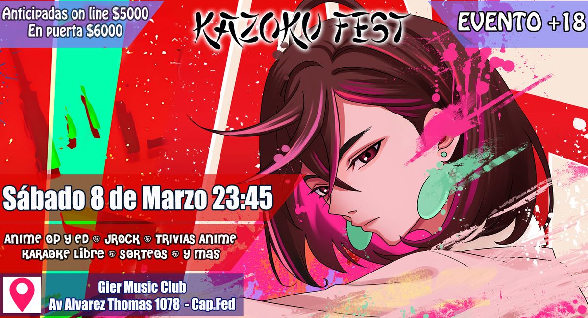 KAZOKU FEST XXV - DE AMANTES DEL ANIME PARA AMANTES DEL ANIME