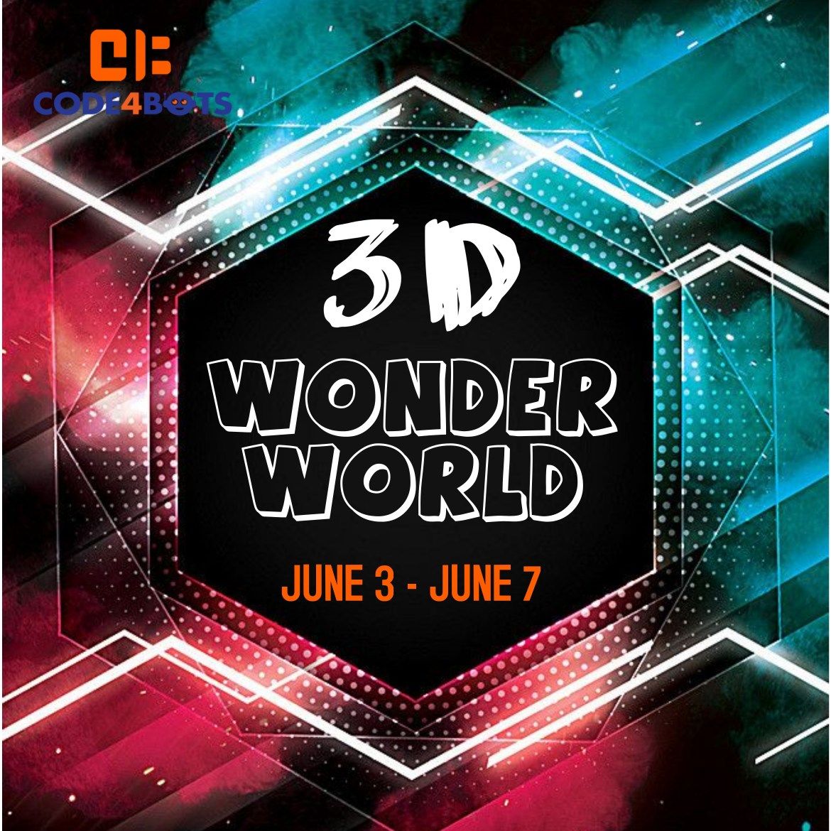 Code4Bots 3D Wonder World Half-Day Afternoon Summer Camp