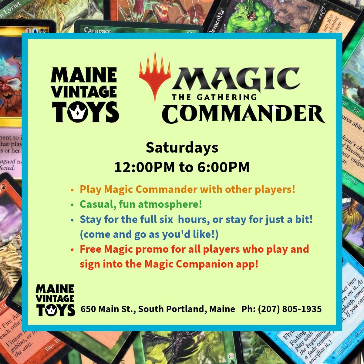 Magic the Gathering: Saturday Commander