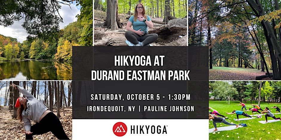 Hikyoga at Durand Eastman Park with Pauline