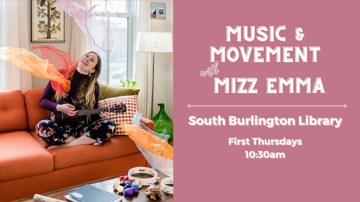 Music & Movement at South Burlington Library