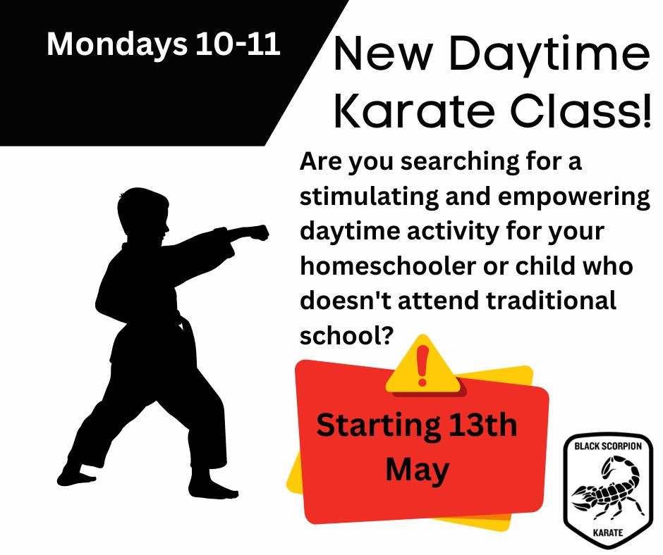 New Daytime Karate Class