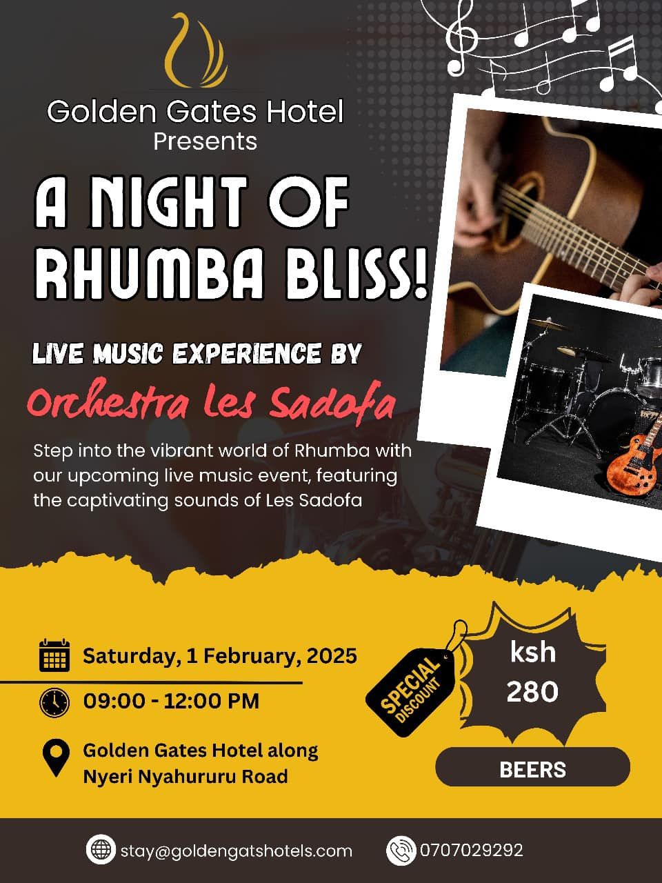 An Electrifying Night of Rhumba with Orchestra Les Sadofa!