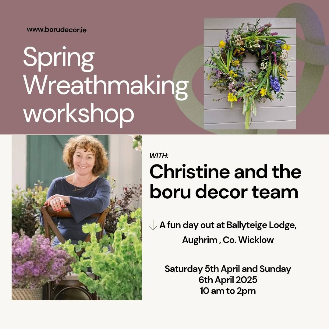 Spring Wreathmaking Workshop with Lunch and bubbles