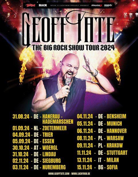 Geoff Tate's Big Rock Show Hits