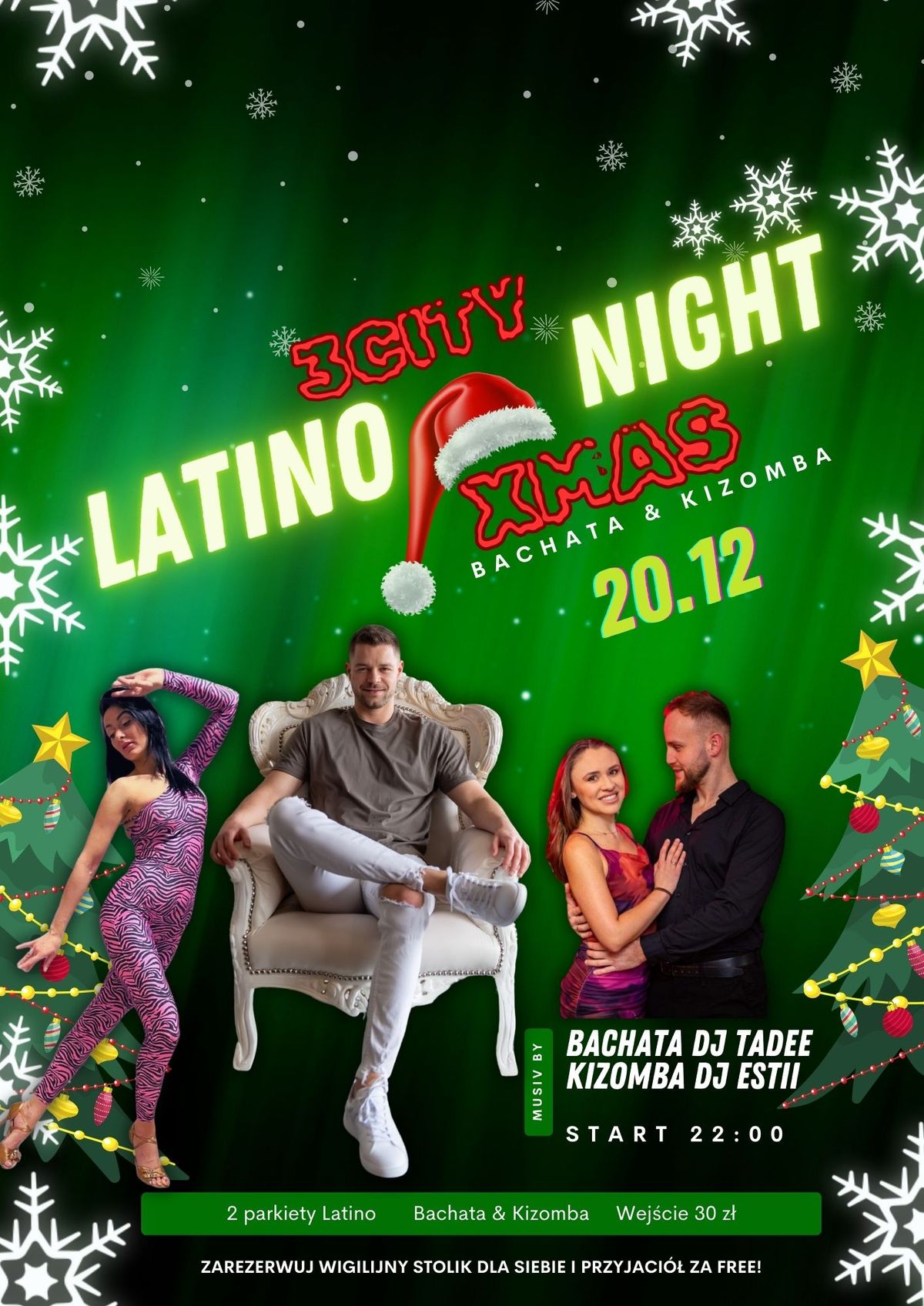 3City XMAS Latino Night  20\/12\/24 BACHATA&KIZOMBA