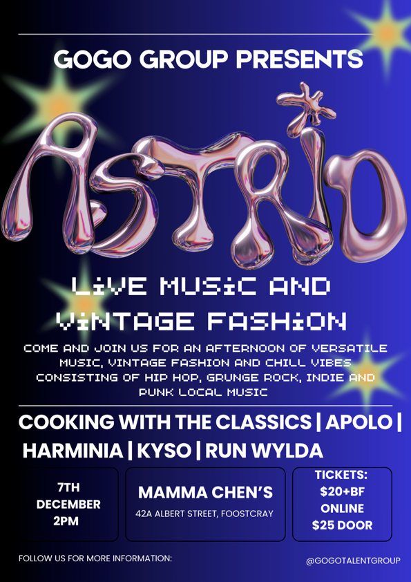 GOGO Group launch event \u201cASTRID\u201d ~ local music ~ vintage fashion