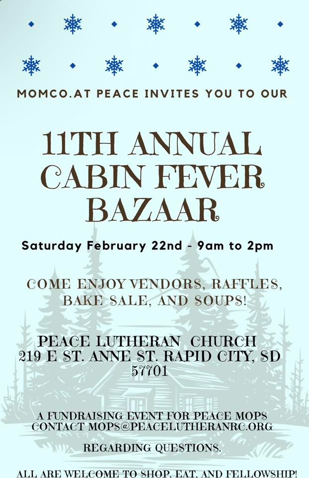 11th Annual Momco Cabin Fever Bazzar