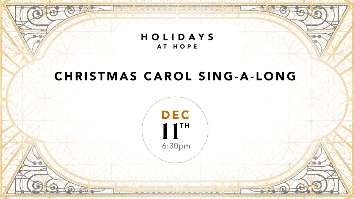 Christmas Carol Sing-A-Long | Wednesday Night Service