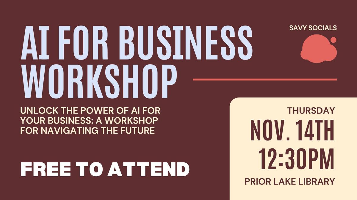 AI For Business Workshop