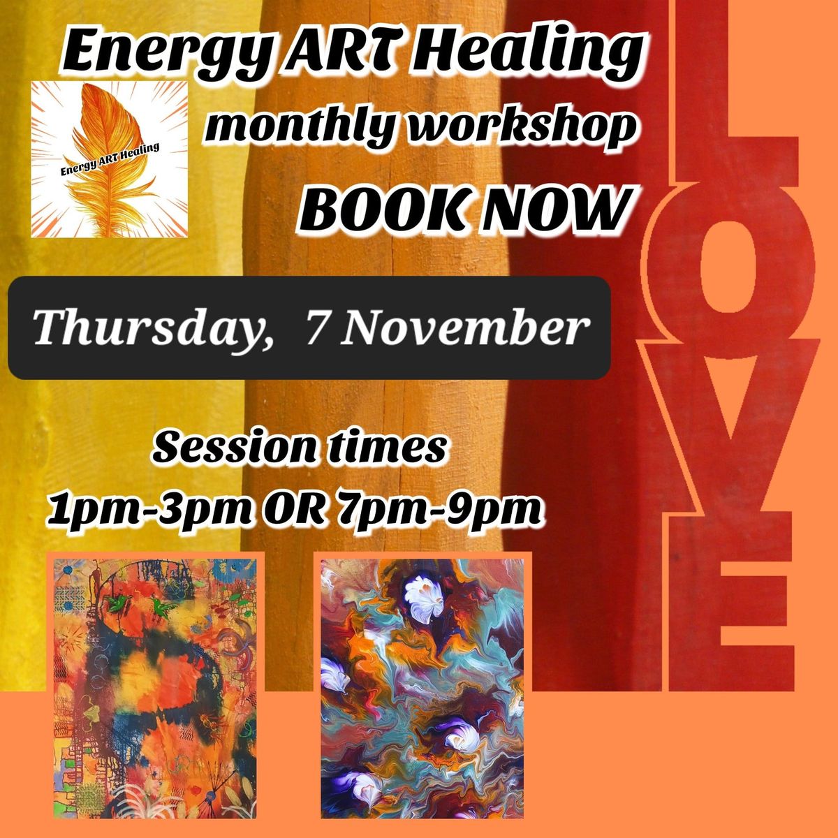 Energy ART Healing Workshop 7pm 