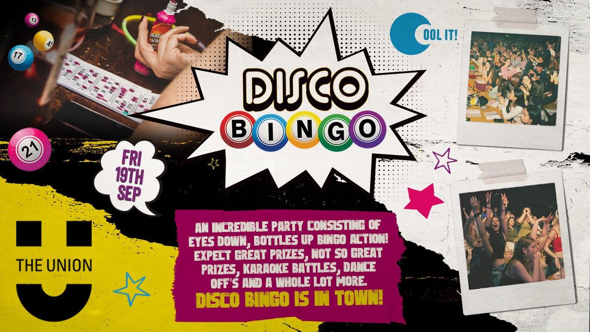 DISCO BINGO \ud83d\udd7a\ud83c\udffd\ud83e\udea9 - MAN MET FRESHERS SPECIAL