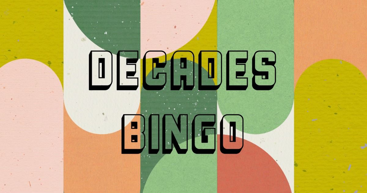 Decades Bingo