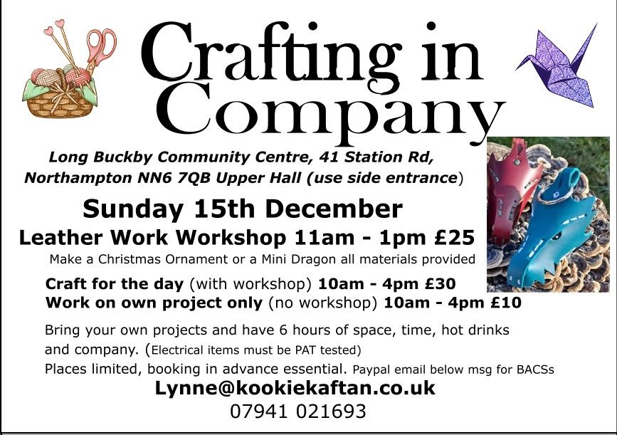 Crafting in Company \/Leather Work Workshop 