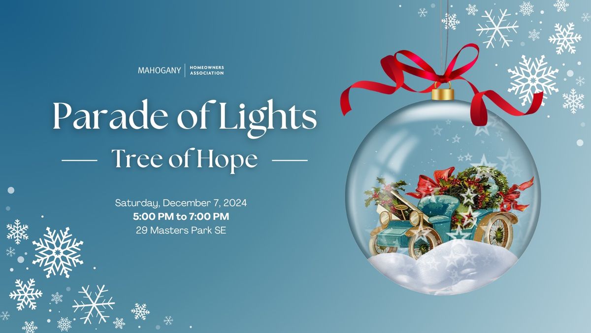 Mahogany Parade of Lights & Tree of Hope