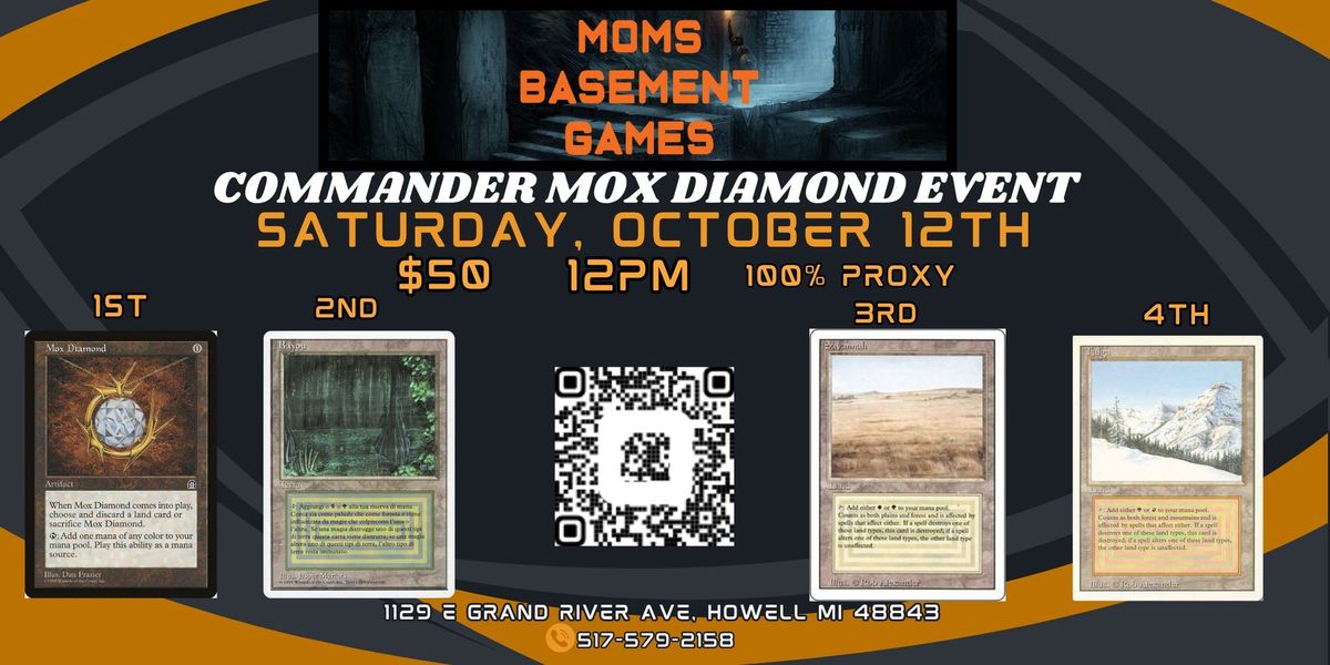 October 12th Commander Mox Diamond Event