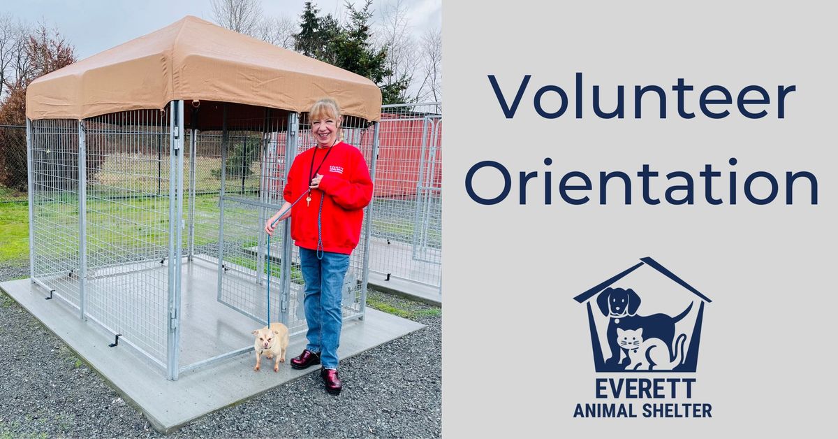 Everett Animal Shelter Volunteer Orientation