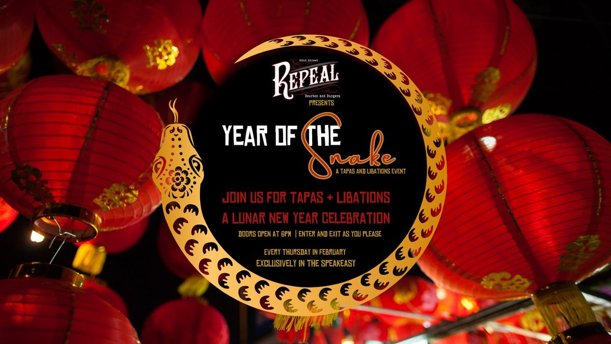 Year of the Snake: A Tapas + Libations Event February 27