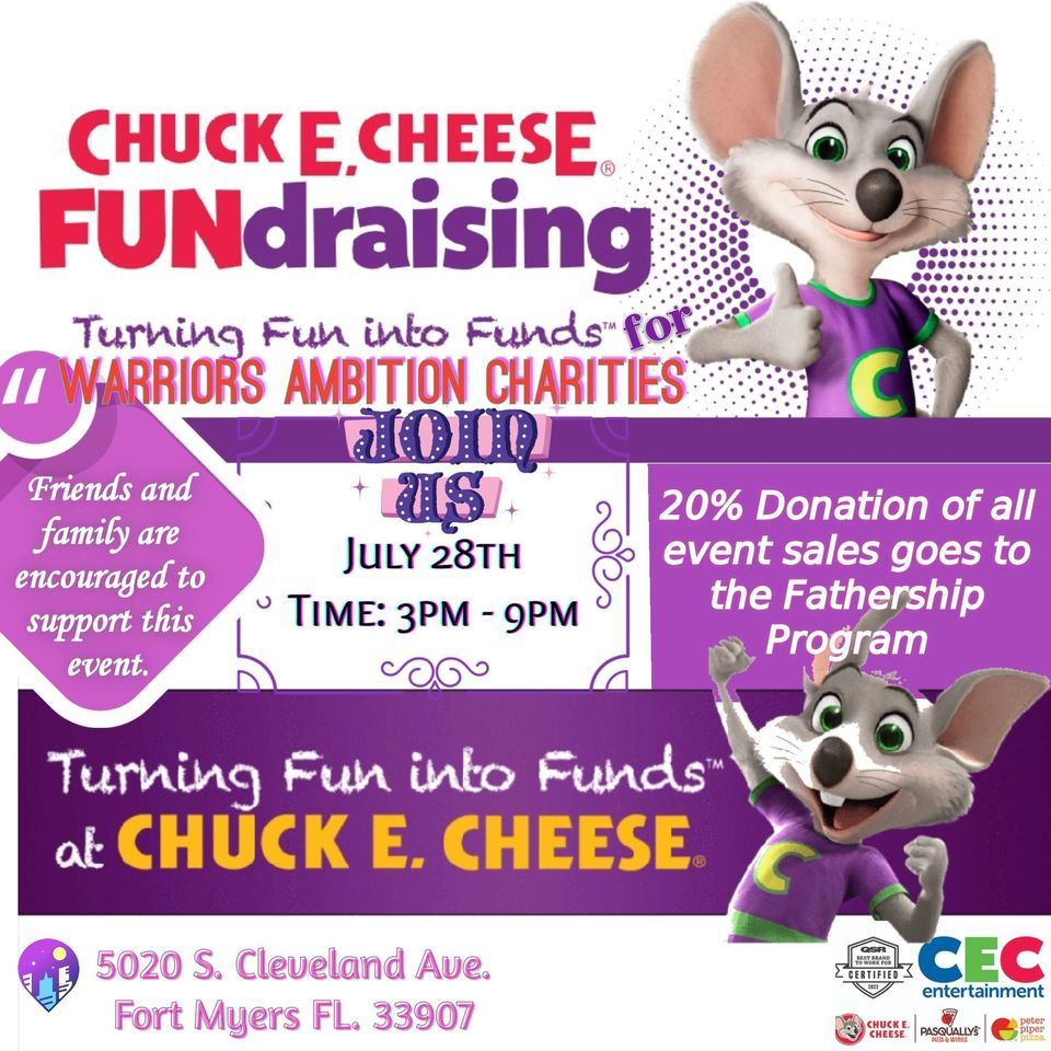 Chuck E. Cheese fundraiser , Chuck E. Cheese (5020 Cleveland Ave., Fort
