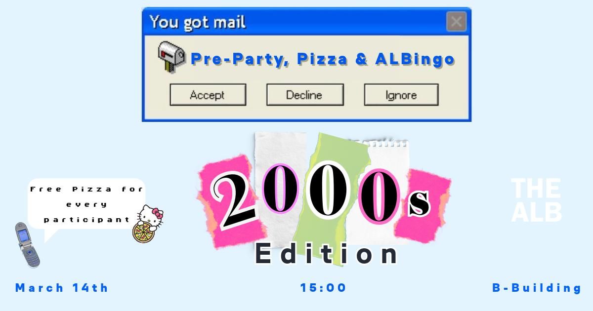 Pre-Party, Pizza and ALBingo