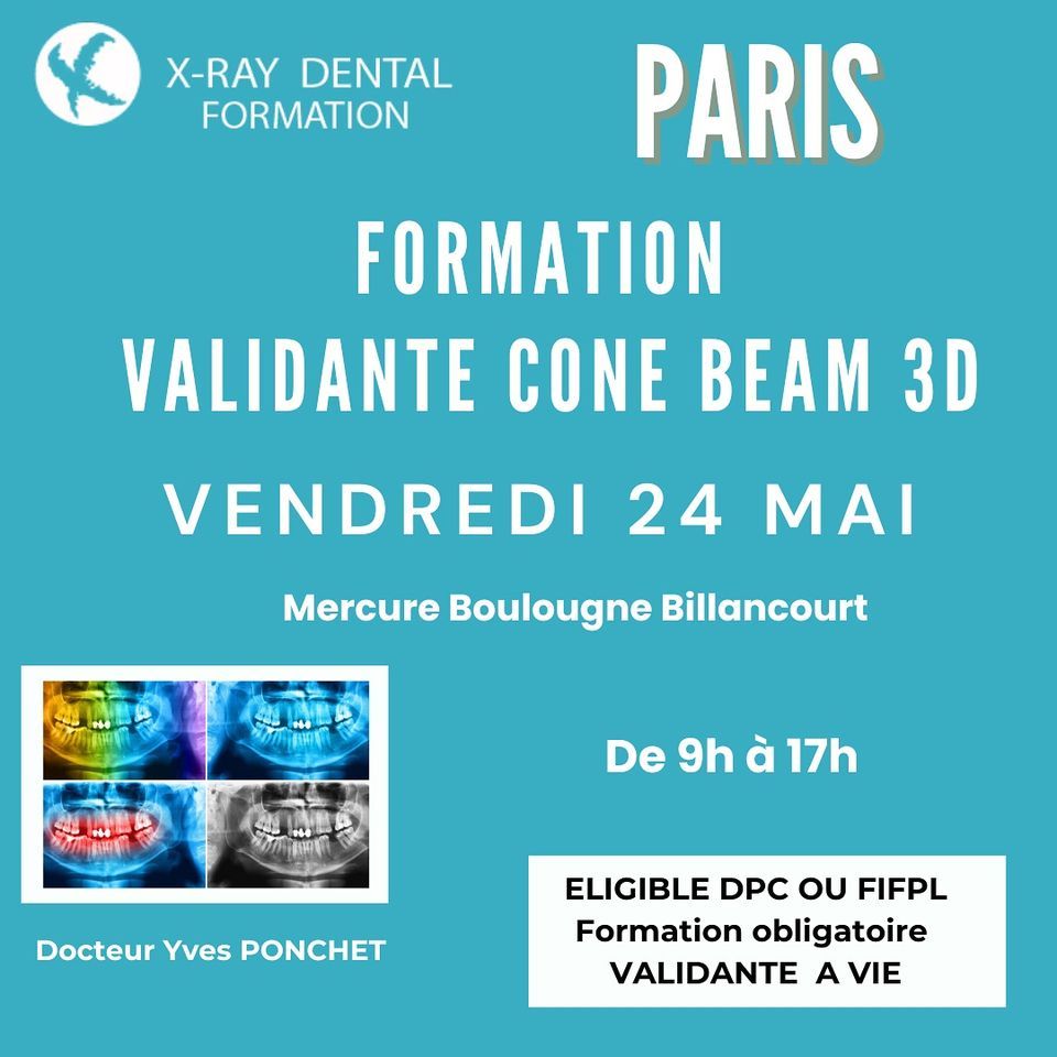 Formation validante Cone Beam Paris 
