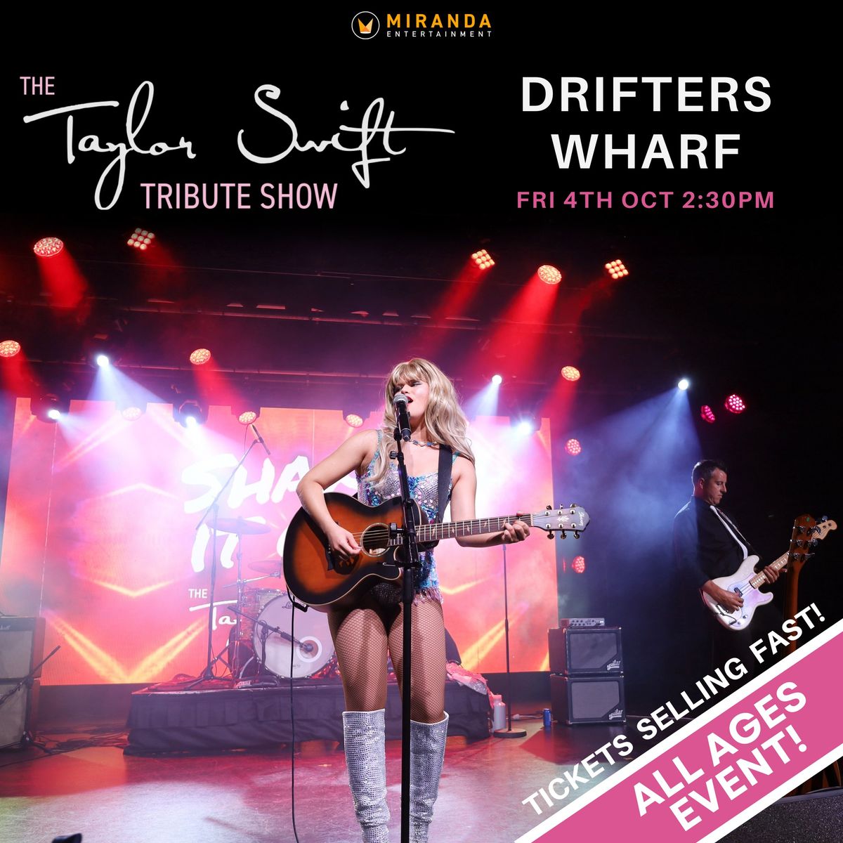 DRIFTERS WHARF | SHAKE IT OFF THE TAYLOR SWIFT TRIBUTE SHOW