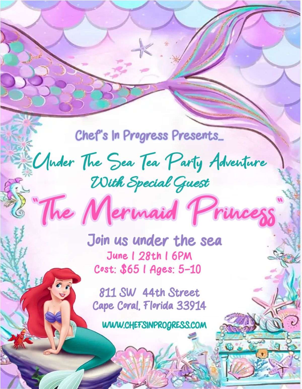 Under The Sea Tea Party Adventuring With Special Guest "The Mermaid Princess"