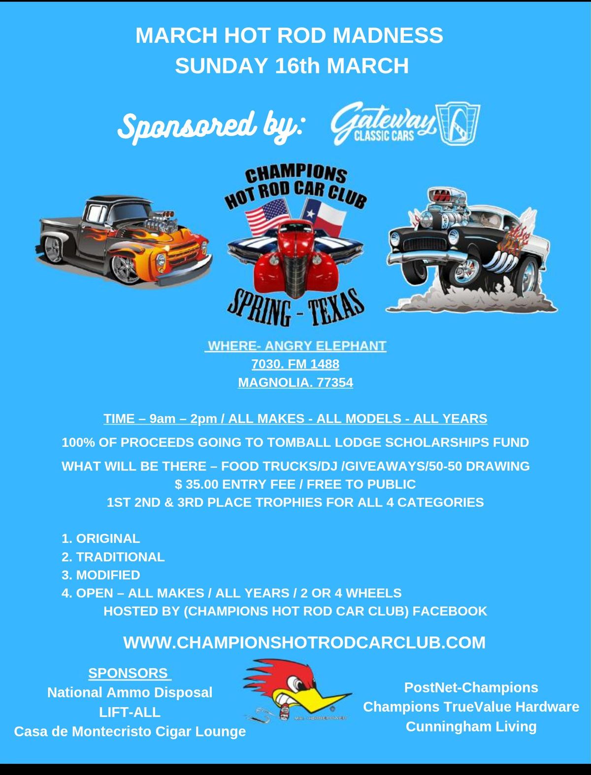 CHARITY HOT ROD CAR SHOW